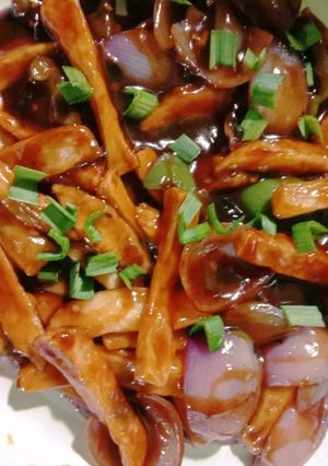 A picture of Honey Chili Potato.