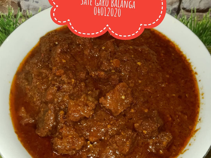 Langkah Mudah untuk Membuat Daging Sate Garo Balanga (Manado food), Bisa Manjain Lidah