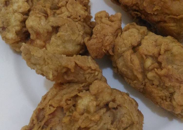 Langkah Mudah untuk Menyiapkan Ayam Crispy ala KFC Simple, Lezat