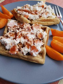 Cukormentes tk. gofri recept fotója