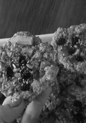 Una foto de Galletas de avena y manzana SIN AZÚCAR