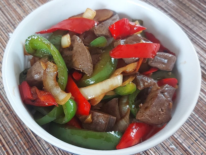 Langkah Mudah untuk Membuat Resep Hati sapi lada hitam yang Bisa Manjain Lidah