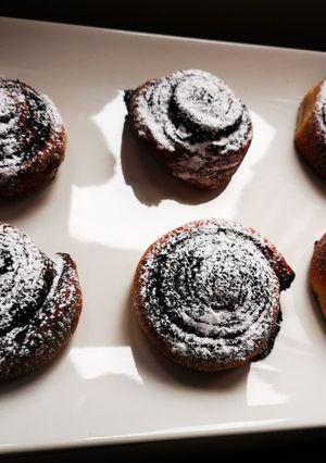 Kakaós csiga mimen lisztkeverékből recept fotója