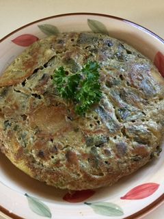 Una foto de Tortilla de verdura