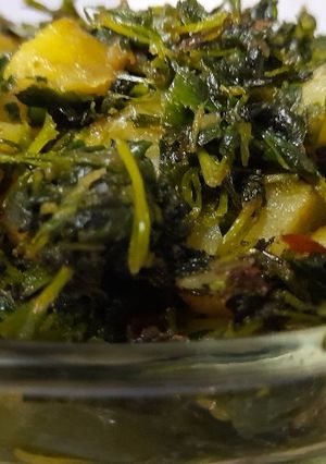मेथी आलू (Methi aloo recipe in hindi) रेसिपी मुख्य फोटो