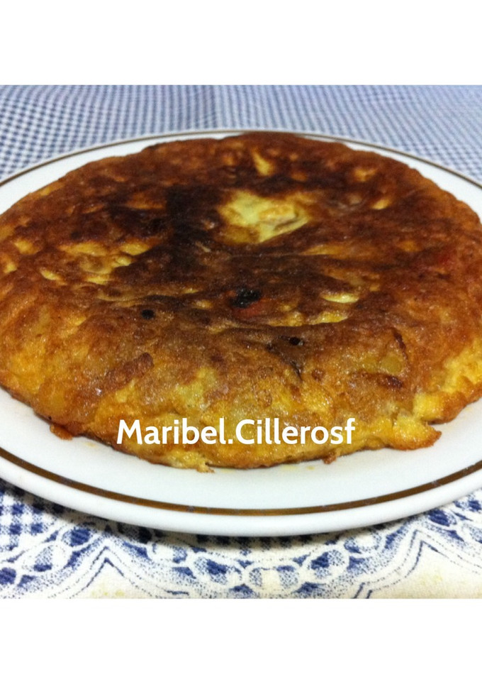 Una foto de Tortilla de patatas con chorizo