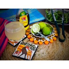 Coriander Lemon Detox Drink A picture of Coriander Lemon Detox Drink.