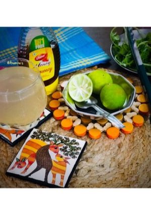A picture of Coriander Lemon Detox Drink.