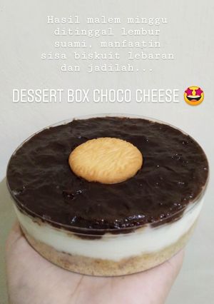 Foto resep Dessert Box Choco Cheese