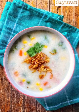 Foto resep Bubur Nasi Sayuran
