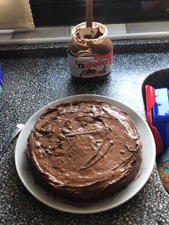 Una foto de Bizcocho de chocolate