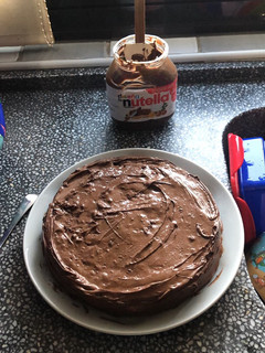 Una foto de Bizcocho de chocolate