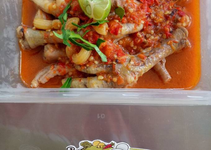 Resep Ceker Ayam Mercon Super Pedas Oleh Peni Cookpad