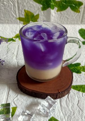 Foto resep Es Teh Bunga Telang