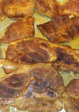 A picture of Bake pork chops.