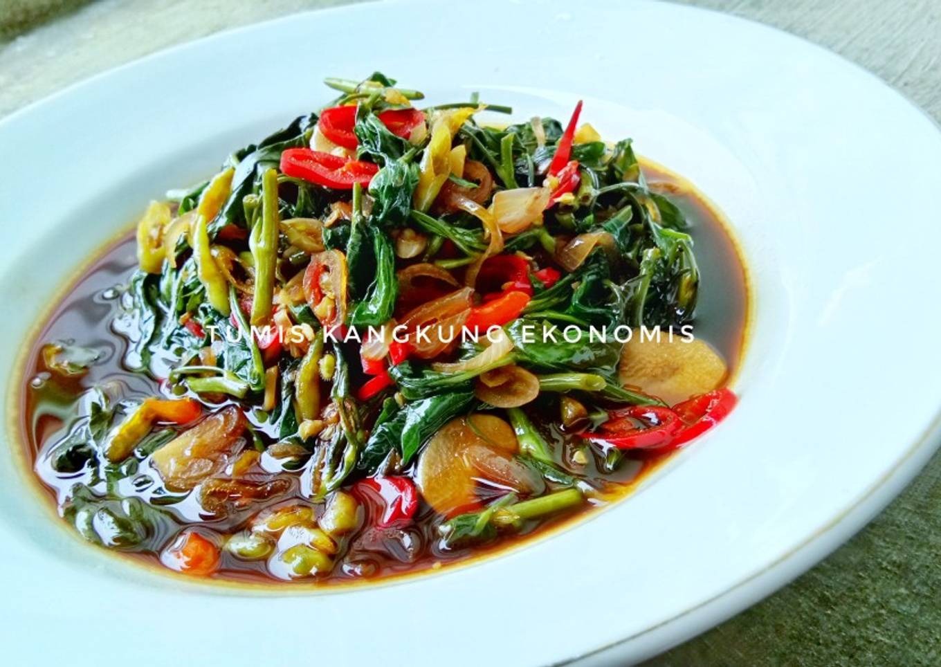 Bungkus bayam kanthi ekonomis