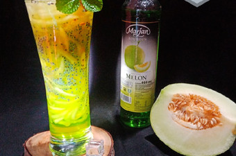 Anti Ribet, Buat Es Melon Selasih Irit Untuk Jualan