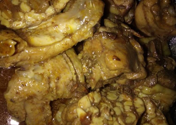 Cara Gampang Membuat Ayam &amp; tempe gulai indofood Anti Gagal