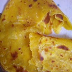 A picture of Butternut layered chapati.