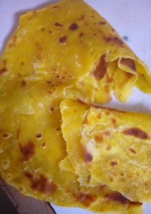 A picture of Butternut layered chapati.
