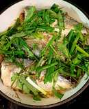 Cá nục hấp gừng, xả