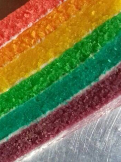 Foto resep Rainbow cake kukus super lembut