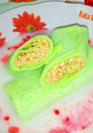 Foto resep Dadar santan || #makassar sul-sel