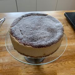 A picture of Bake New York cheese cake.