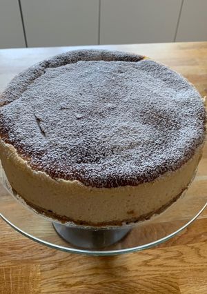 A picture of Bake New York cheese cake.