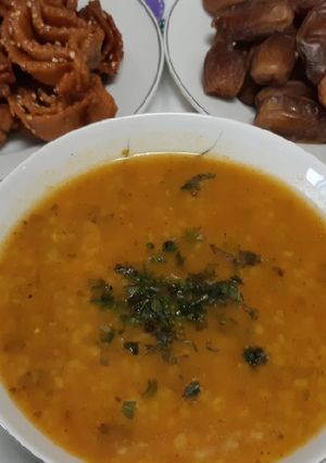 Una foto de Sopa marroquí de cebada para el ftour de Ramadán