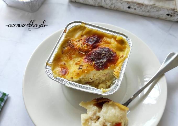 Cara membuat 185. Cheesy Creamy Macaroni Schotel Cara membuat 185. Cheesy Creamy Macaroni Schotel