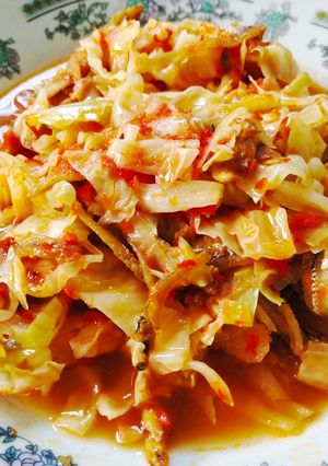 Foto resep Tumis Kol Ikan Teri