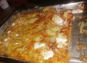 Una foto de Torta de manzana en seco