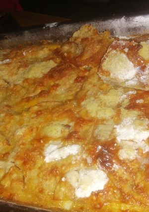 Una foto de Torta de manzana en seco
