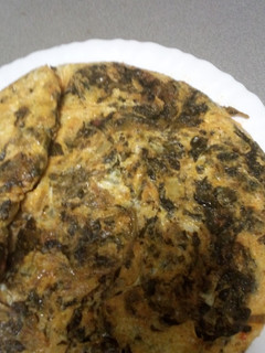Una foto de Tortilla de espinacas