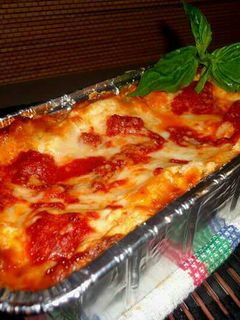 Una foto de Pasticho con vegetales