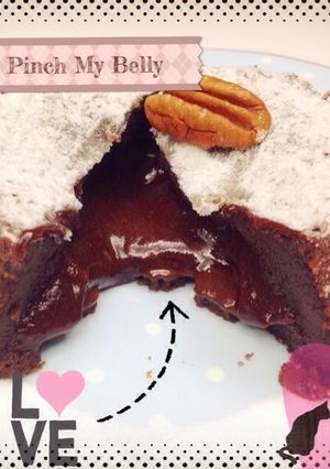 法芙娜熔岩巧克力蛋糕 的食譜成品照片
