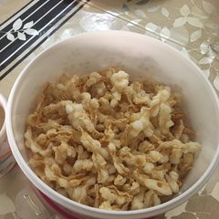 A picture of Sago aloo strips.