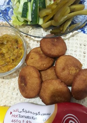 عکسی از دستور فلافل خوشمزه فوری😋