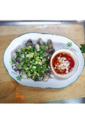 水晶蚵仔佐蒜辣蕃茄醬 的食譜成品照片