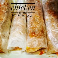 A picture of Chicken wraps.