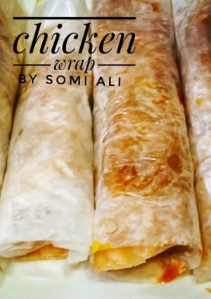 A picture of Chicken wraps.