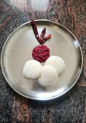🌰🌰பீட்ரூட் சட்னி🌰🌰(beetroot chutney recipe in tamil) செய்முறை முக்கிய புகைப்படம்
