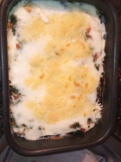Una foto de Pastel de Espinaca Y Arroz