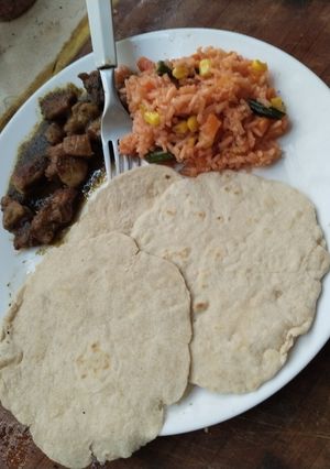 Una foto de Cortadillo de lomo de cerdo agridulce