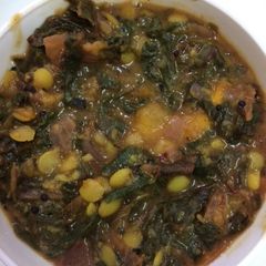 A picture of Paapu Kura(protein packed side dish).