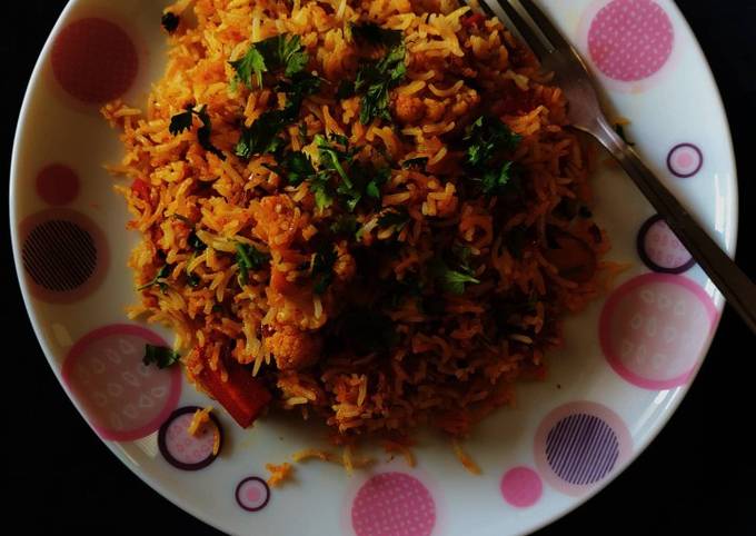 Vegetable dum biriyani