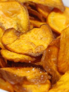 Una foto de Moniato chips
