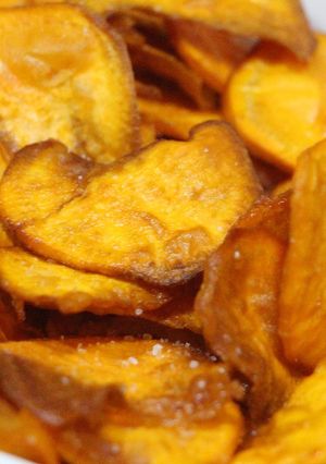 Una foto de Moniato chips