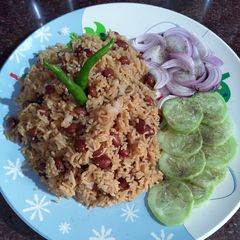 A picture of Rajma khichdi.